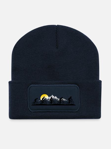 Sport - Fahrrad - Recycelte Patch Beanie - French Navy
