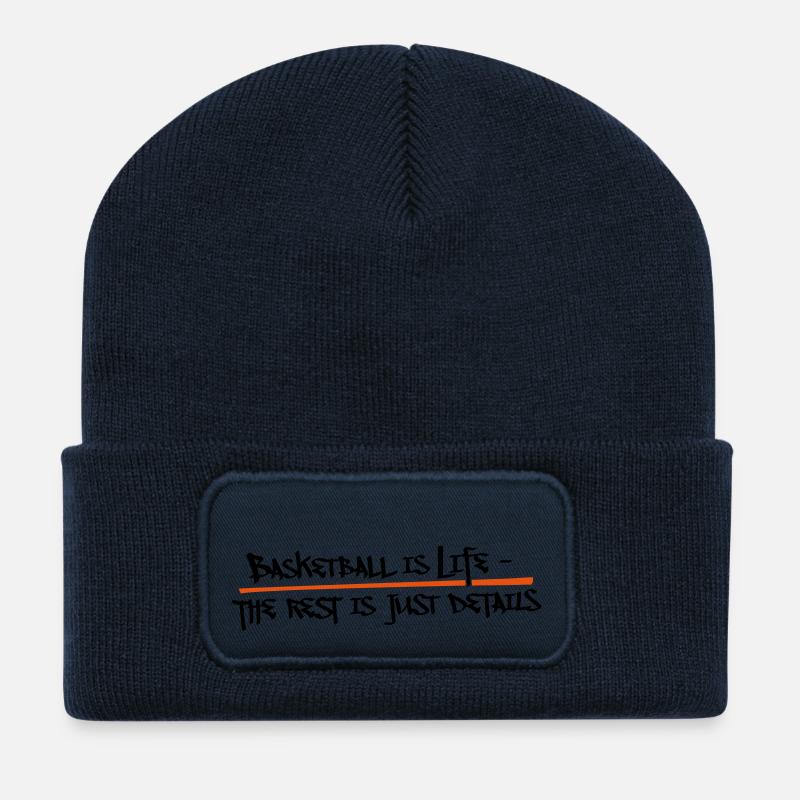 Basketball - Recycled Patch Beanie - french navy