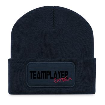 teamplayer extreme - Recycled Patch Beanie - french navy - Front