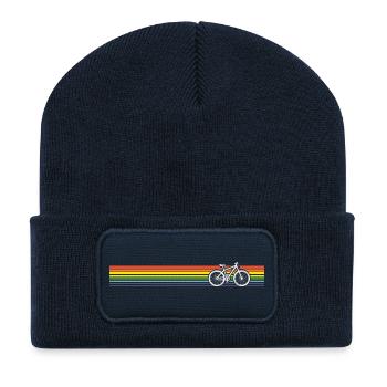 Bike vintage - Recycled Patch Beanie - french navy - Front