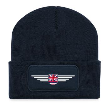 Hawaii Fan T-Shirt – Aloha Style - Recycled Patch Beanie - french navy - Front