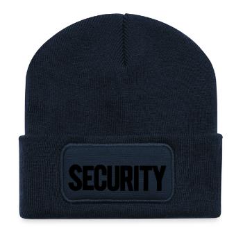 security - Recycled Patch Beanie - french navy - Front