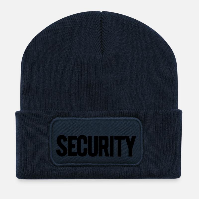 Sicherheit - Recycelte Patch Beanie - French Navy