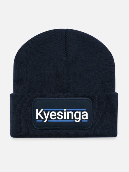 Kyesinga münchnerisch giesi Giesing - Recycelte Patch Beanie - French Navy
