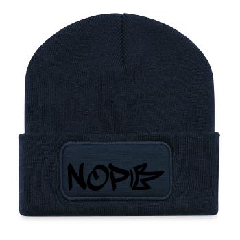 No Kings in America since 1776 - Recycelte Patch Beanie - French Navy - Vorne