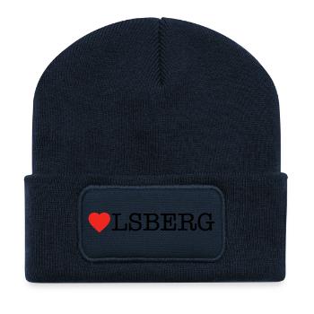 Olsberg - Recycled Patch Beanie - french navy - Front