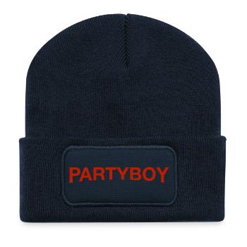 Party Boy - Recycled Patch Beanie - french navy - Front