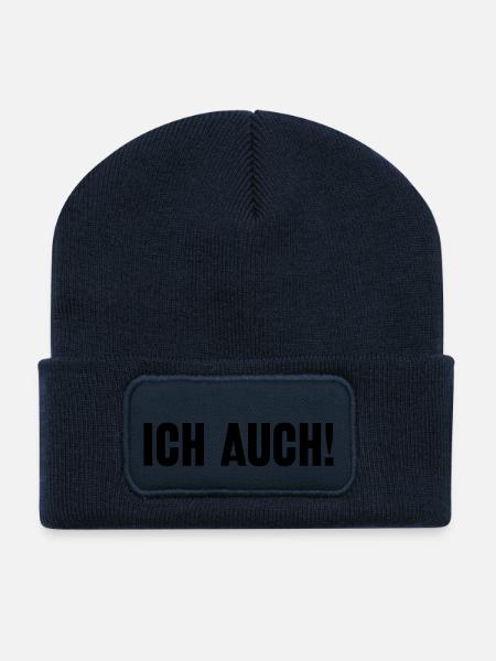 Ich bin schizophren! Part 2 - Recycelte Patch Beanie - French Navy