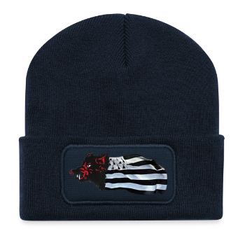 sanglier_breizh - Beanie recyclé à patch - bleu marine - Devant