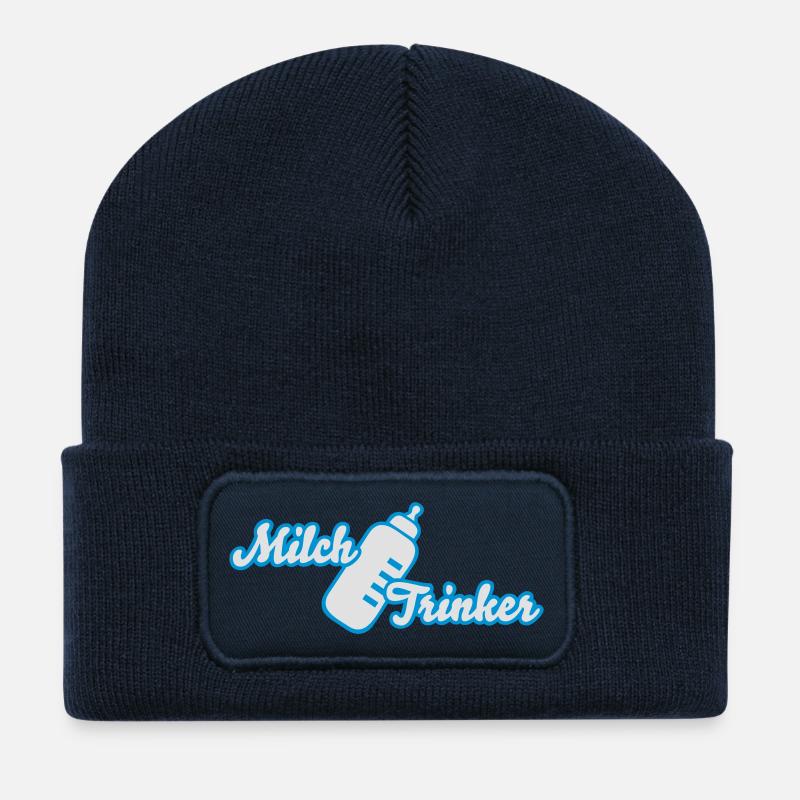 milchtrinker_boy - Recycelte Patch Beanie - French Navy