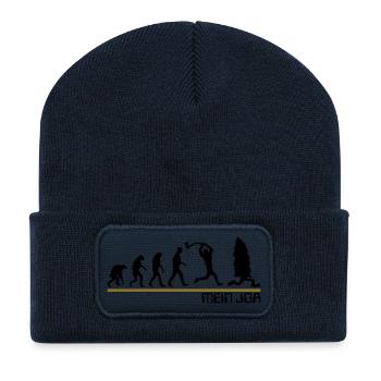 Mein JGA - Recycelte Patch Beanie - French Navy - Vorne