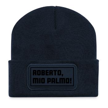 Roberto, mio palmo! - Recycelte Patch Beanie - French Navy - Vorne