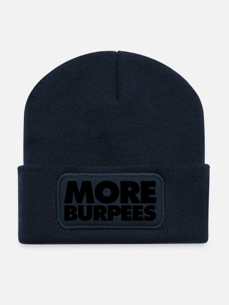More Burpees - Recycelte Patch Beanie - French Navy