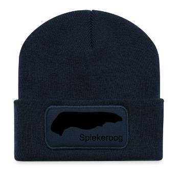 spiekeroog - Recycelte Patch Beanie - French Navy - Vorne