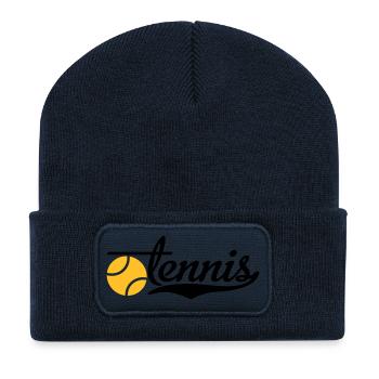 tennis - Recycled Patch Beanie - french navy - Front