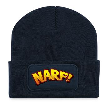 NARF! - Recycelte Patch Beanie - French Navy - Vorne