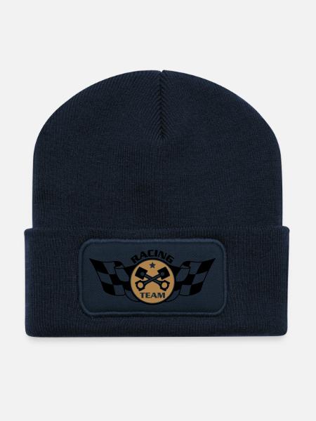 Racing Team 2c - Recycelte Patch Beanie - French Navy