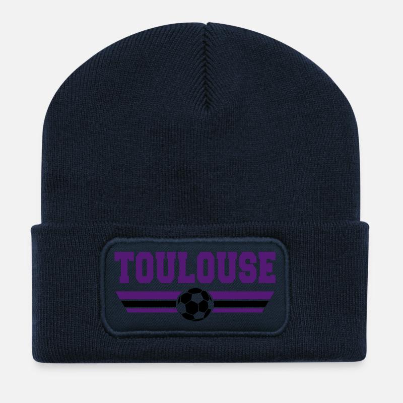Toulouse Football 2013 - Recycelte Patch Beanie - French Navy