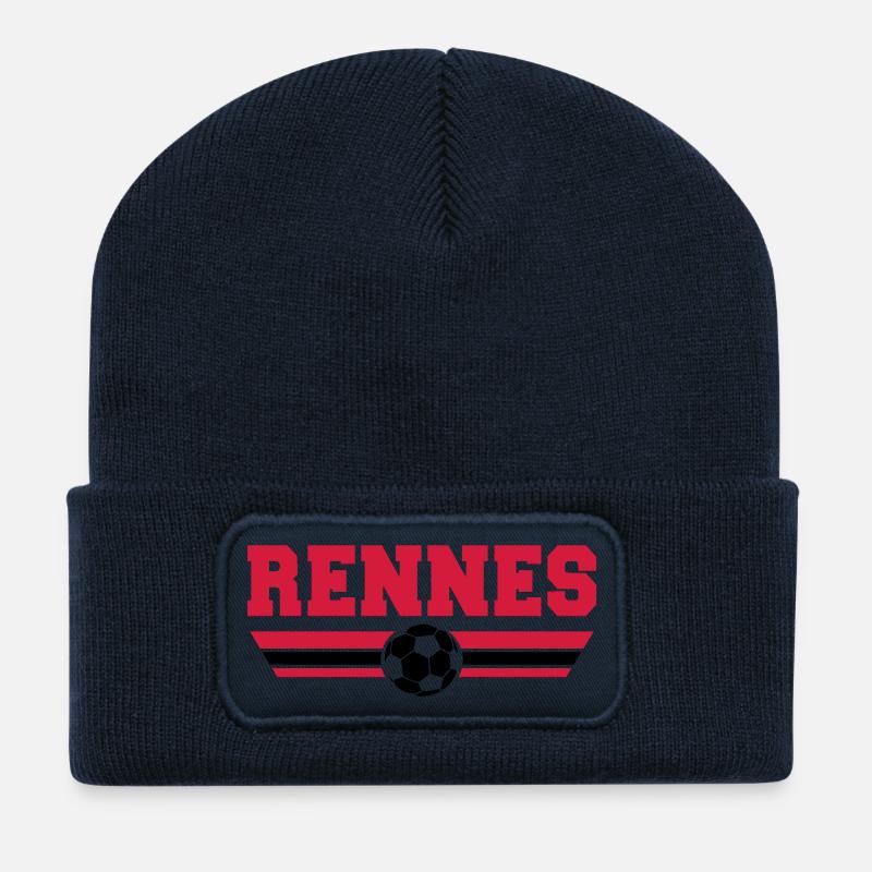 Rennes Fußball 2013 - Recycelte Patch Beanie - French Navy