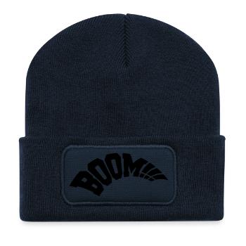 Boom - Recycelte Patch Beanie - French Navy - Vorne