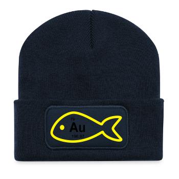 Goldfish - Beanie recyclé à patch - bleu marine - Devant