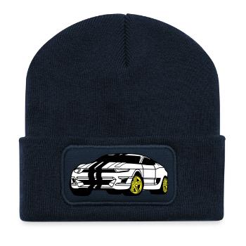 Sports Car - Sports Car - Coupé - Recycled Patch Beanie - french navy - Front