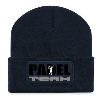 Padel - Recycled Patch Beanie - french navy - Front
