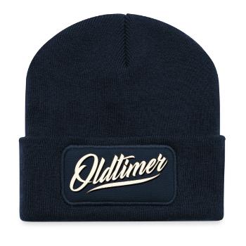 oldtimer geburtstag rost 60 50 shirt spruch tuner - Recycelte Patch Beanie - French Navy - Vorne