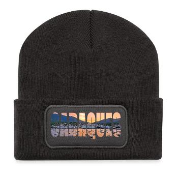 Cadaques Costa Brava - Recycelte Patch Beanie - Dunkelgrau - Vorne