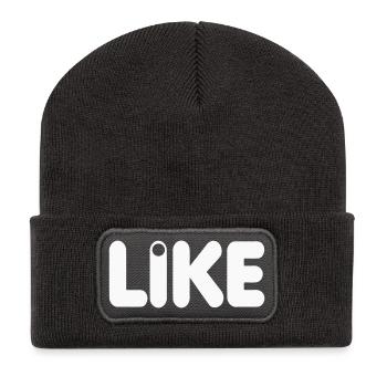 COMME - Beanie recyclé à patch - charbon - Devant