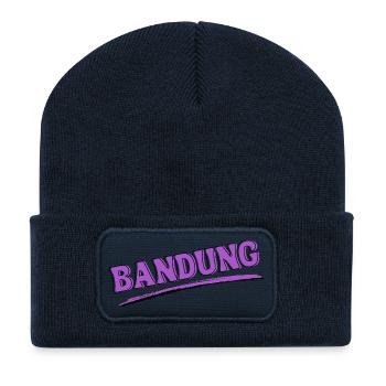 Bandung Indonesia - Recycled Patch Beanie - french navy - Front