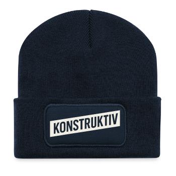 Constructive - Recycled Patch Beanie - french navy - Front