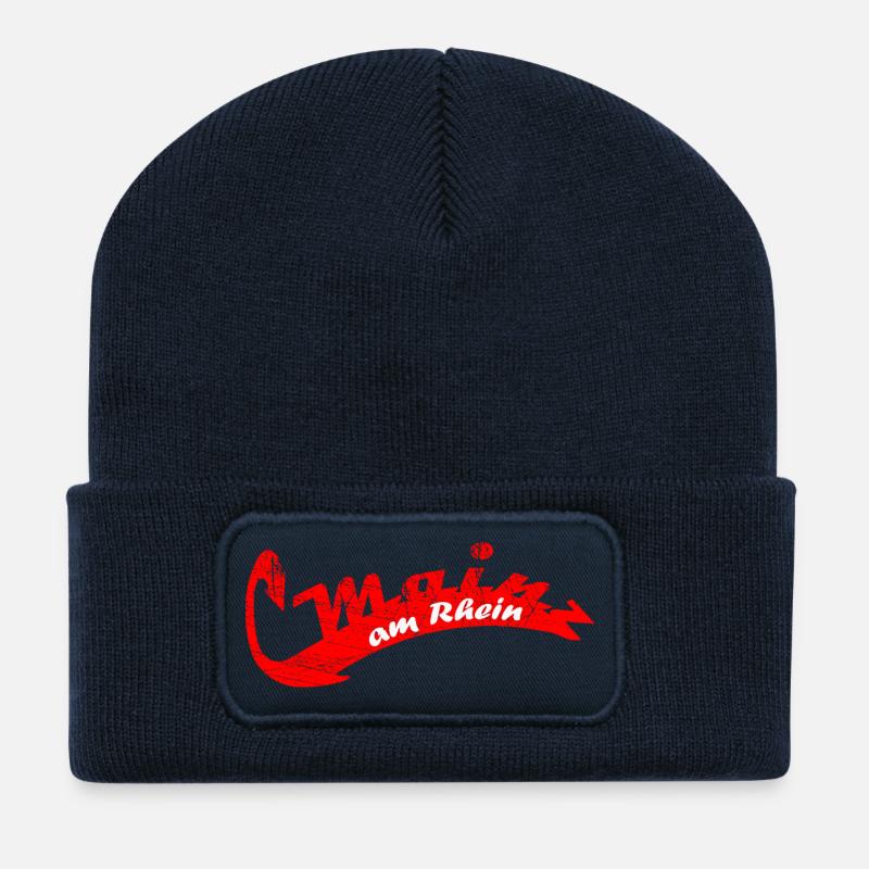 Mainz - Recycelte Patch Beanie - French Navy