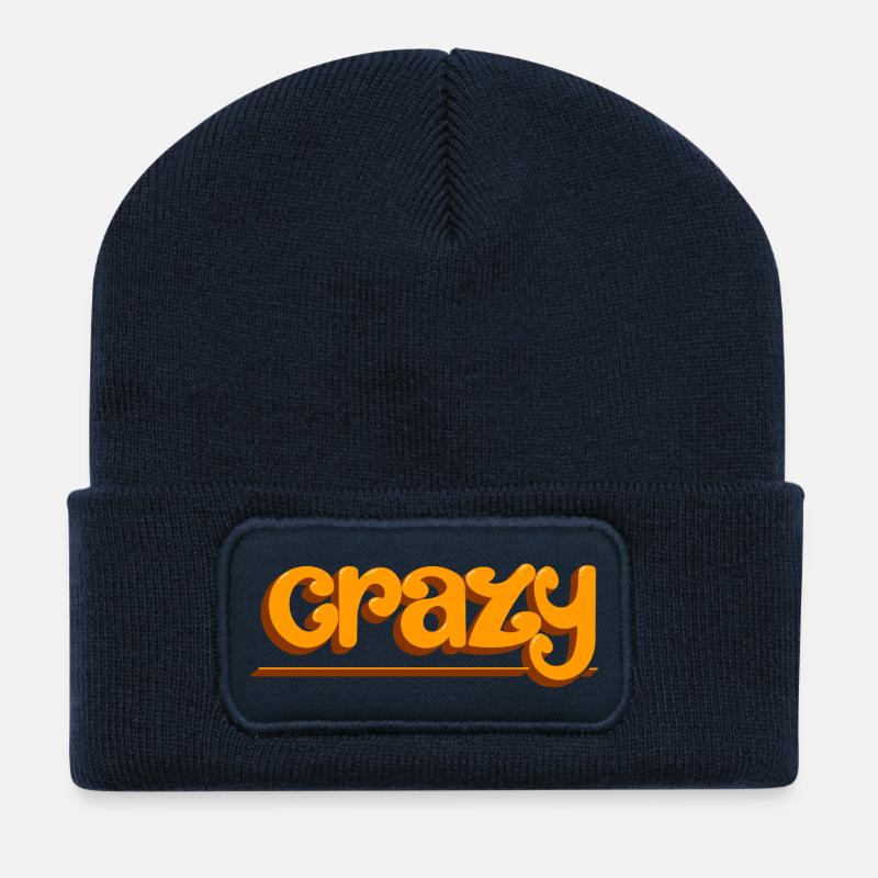 Crazy - Recycled Patch Beanie - french navy