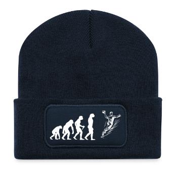 Inspiration cool pour le handball pour hommes - Beanie recyclé à patch - bleu marine - Devant