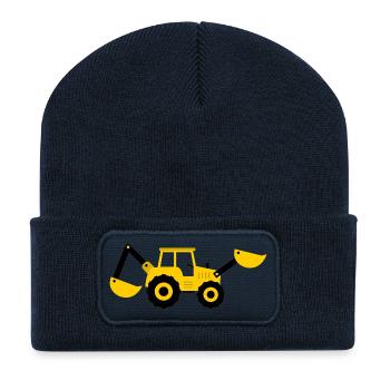 Bagger - Recycelte Patch Beanie - French Navy - Vorne