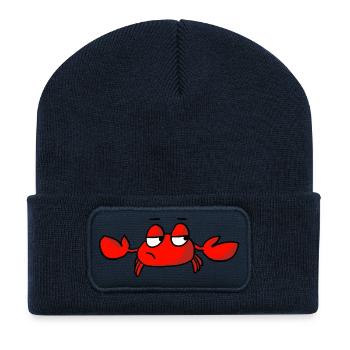 indifferent crab - Recycled Patch Beanie - french navy - Front