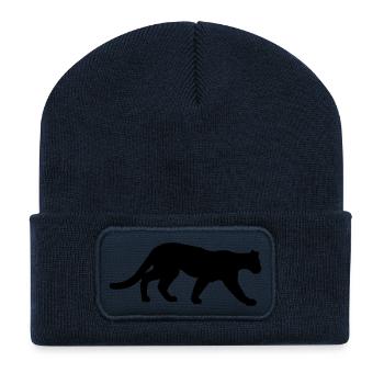 Panther - Recycelte Patch Beanie - French Navy - Vorne