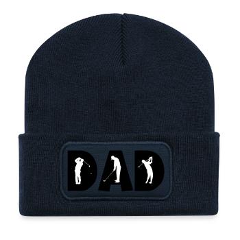 Golf Dad - Recycled Patch Beanie - french navy - Front
