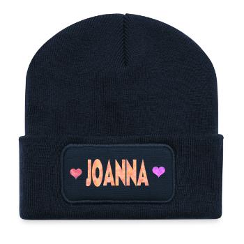 Joanna - Recycled Patch Beanie - french navy - Front