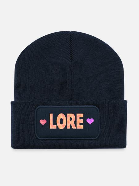 Lore - Recycelte Patch Beanie - French Navy