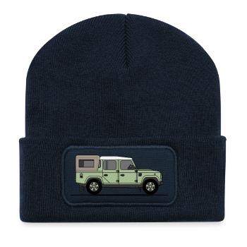 Verteidiger 110 - Abholung - Recycelte Patch Beanie - French Navy - Vorne