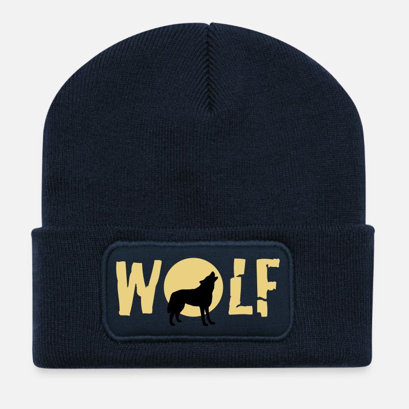 wolf_092011_c_2c - Recycled Patch Beanie - french navy