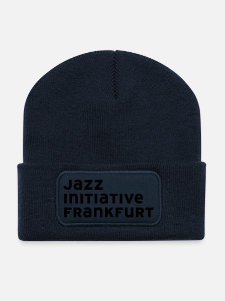 Jazzinitiative Frankfurt - Recycelte Patch Beanie - French Navy