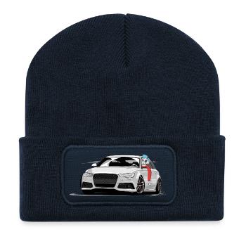 RS6 C7 A6 4G Skulldriver - Recycled Patch Beanie - french navy - Front