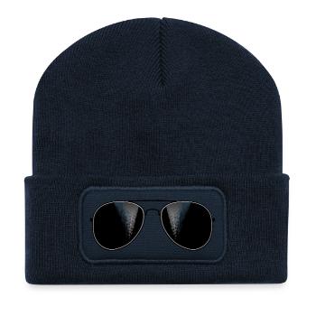 Sonnenbrille Ast 1306 h - Recycelte Patch Beanie - French Navy - Vorne
