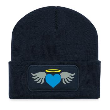 love_ange - Recycelte Patch Beanie - French Navy - Vorne