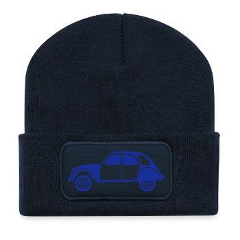 old car vieille9 dodoche - Recycled Patch Beanie - french navy - Front
