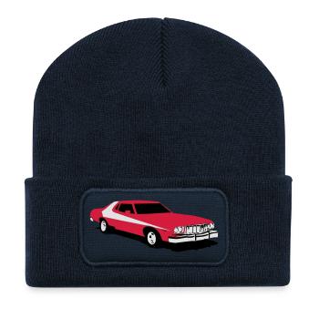 SH_Gran_Torino - Recycled Patch Beanie - french navy - Front