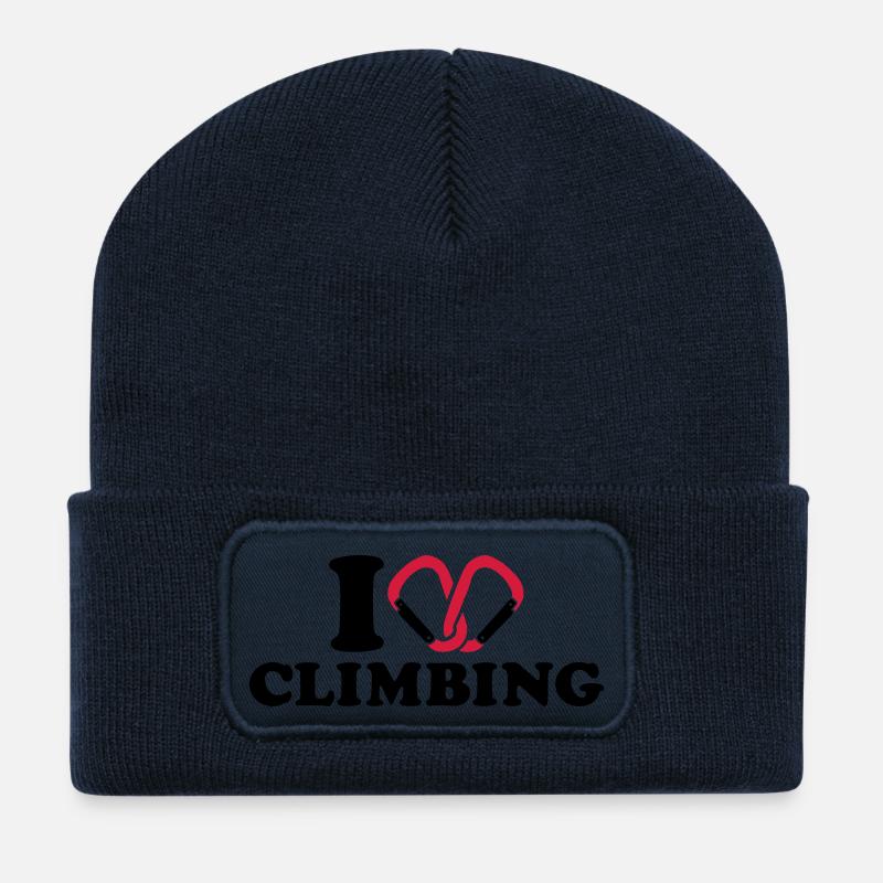 Klettern - Recycelte Patch Beanie - French Navy